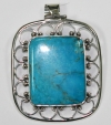 Turquoise Pendant P170 - Click Image to Close